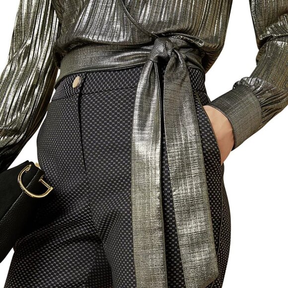 Ted Baker Elwiira Gathered Detail Wrap Top ASO The Princess Switch Fiona - Picture 3 of 11